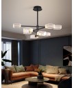 吊燈 - 現代幾何LED 6頭吊燈 簡潔優美 型人首選 