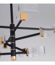 吊燈 - 現代幾何LED 6頭吊燈 簡潔優美 型人首選 