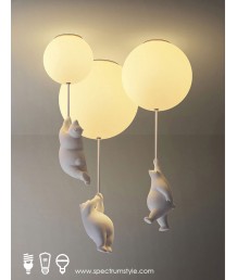 天花燈 - 小熊氣球天花燈 可愛有型 兒童最愛