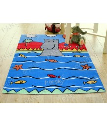 兒童地毯 - 小河馬地毯 可愛活潑 色彩鮮艷 每平方呎$100 歡迎訂造