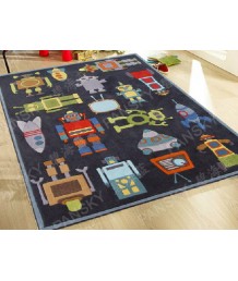 兒童地毯 - 機械人地毯 男孩最愛 色彩鮮艷 每平方呎$100 歡迎訂造