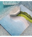 地毯 - 經典海灘立體圖案地毯 時尚有型 部屋必備