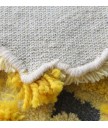 地毯 - 不規則經典黃花花園圖案地毯 時尚有型 部屋必備