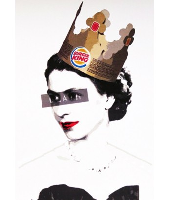 畫 - 塗鴉英女皇Burger King 時尚有型 部屋首選