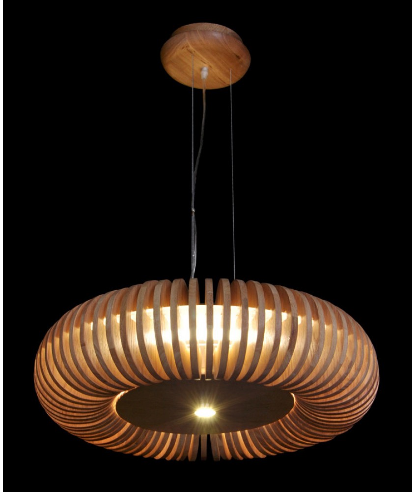 吊灯- 木飞碟吊灯 设计新颖 潮人首选