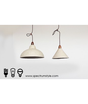 吊燈 -  手工製紙燈罩實木吊燈 簡潔優美 工業浪漫 