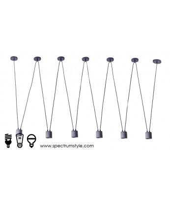 吊燈 - 現代水泥接軌吊燈 創意無限 潮人型燈