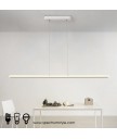 吊燈 - 簡約LED長型吊燈 簡潔優美 潮人辦公室必購 