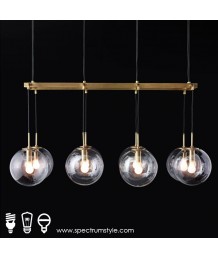吊燈 - 工業風玻璃球吊燈 簡約時尚 潮人首選 