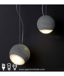 吊燈 - 水泥球型吊燈 簡潔優美 浪漫生活
