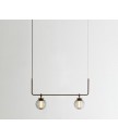 吊燈 - 經典工業風LED玻璃吊燈 科技品味 未來之選 