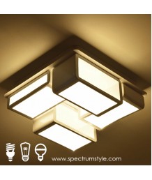 天花燈 - 簡約LED盒子吸頂燈 優美簡單 節能之選