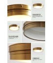 天花燈 - 經典銅製吸頂燈 簡潔優美 品味之選