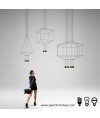 吊燈 - LED多邊線型4頭天花燈 科技品味 未來之選 