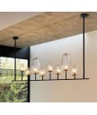 吊燈 - 經典設計師玻璃石頭吊燈 型人部屋 家中亮點 