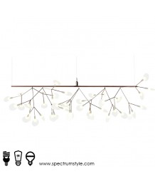 吊燈 - 高科技LED葉子吊環吊燈 時尚輕巧 科技之作