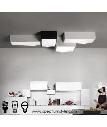 天花燈 -組合LED可變色冰盒天花燈 時尚輕巧 簡潔優美 