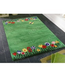 兒童地毯 - 花海草地地毯 可愛活潑 色彩鮮艷 每平方呎$100 歡迎訂造