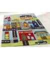 兒童地毯 - 卡通城市地毯地毯 可愛活潑 色彩鮮艷 每平方呎$100 歡迎訂造