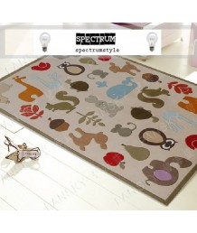 兒童地毯 - 動物拼圖地毯 可愛活潑 色彩鮮艷 每平方呎$100 歡迎訂造