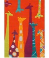 兒童地毯 - 長頸鹿地毯 別緻有型 動物王國 每平方呎$100 歡迎訂造