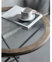 設計師檯  - 設計師工業風玻璃茶几 外型時尚 部屋必備