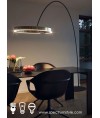 座地燈 - 現代設計師LED環座地燈 線條優雅 品味之選 