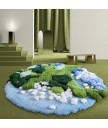 地毯 - 經典花園圖案地毯 時尚有型 部屋必備