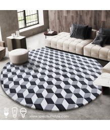 地毯 - 圓形藝術圖案地毯 時尚有型 歡迎訂造