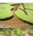 地毯 - 水彩圖案不規則地毯 靈動活潑 歡迎訂造