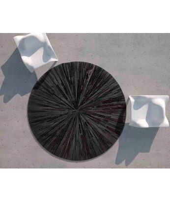 牛皮地毯 - 進口牛皮拼接圓型地毯 潮人必備 家中亮點 手工製作 