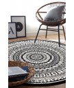 地毯 - 圓形北歐圖案地毯 經典時尚 歡迎訂造