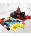 地毯 - 不規則彩色格子地毯 時尚有型 部屋必備 歡迎訂造
