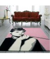 地毯 - 柯德莉夏萍 Audrey Hepburn 人像地毯 經典時尚 歡迎訂造