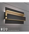壁燈 - 現代金屬木材壁燈 設計特別 經典氣氛